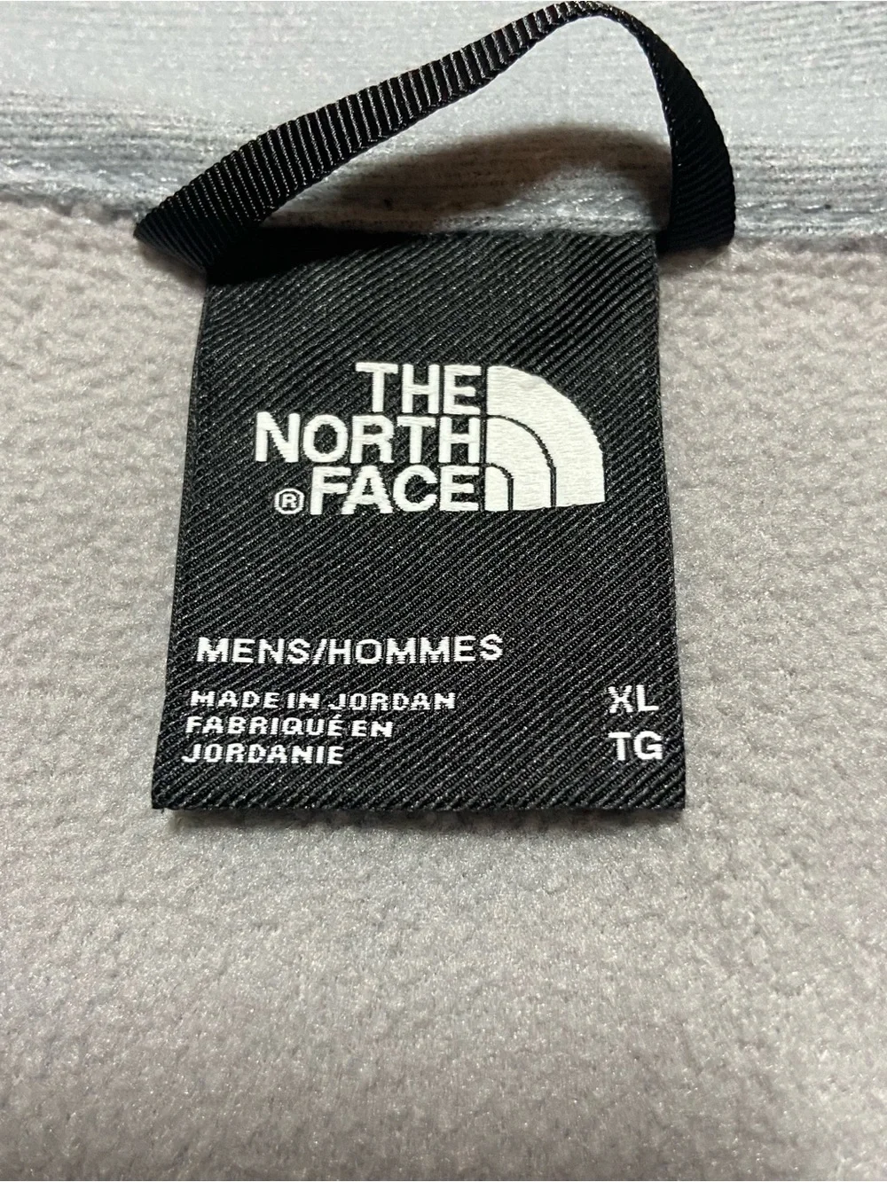 The North Face Men’s Quarter Zip Fleece Pullover Gray & Black Jacket Men's XL